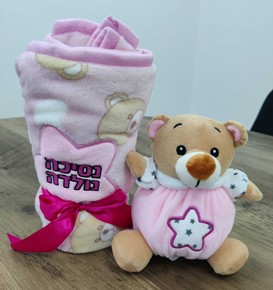 Baby Girl Blanket Bears
